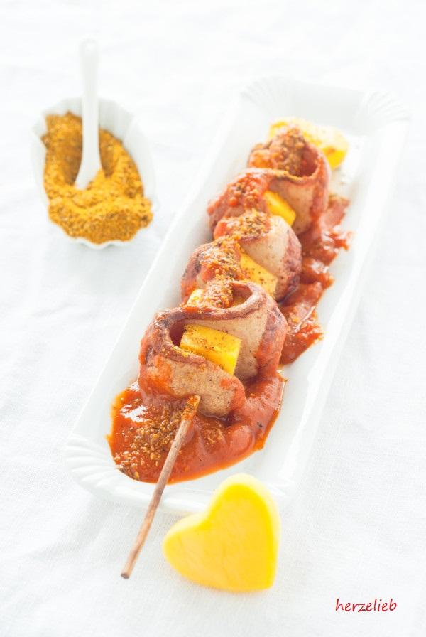Rezeptbild: Currywurst Sticks