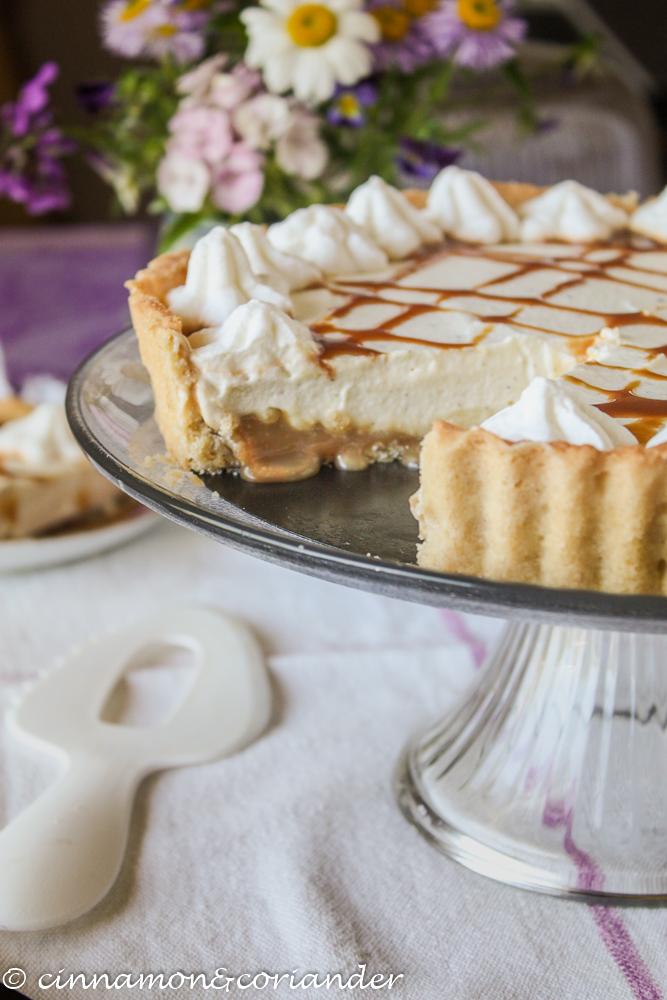 Rezeptbild: Salted Maple Caramel Cheesecake Tart