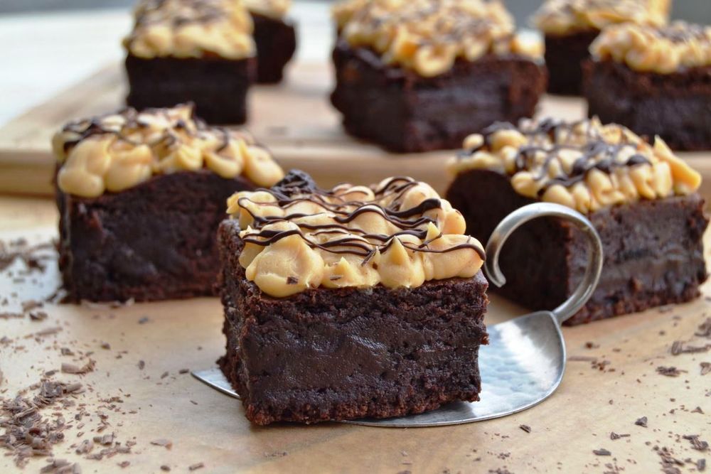 Rezeptbild: Saftige Brownies mit Dulce de leche
