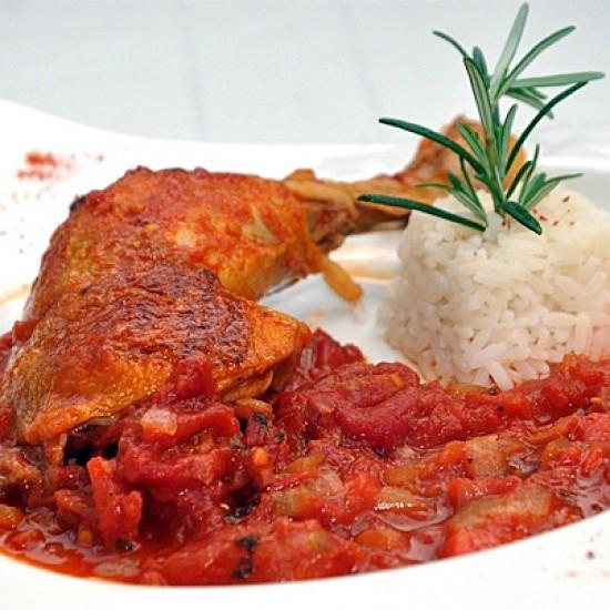 Rezeptbild: Baskisches Huhn
