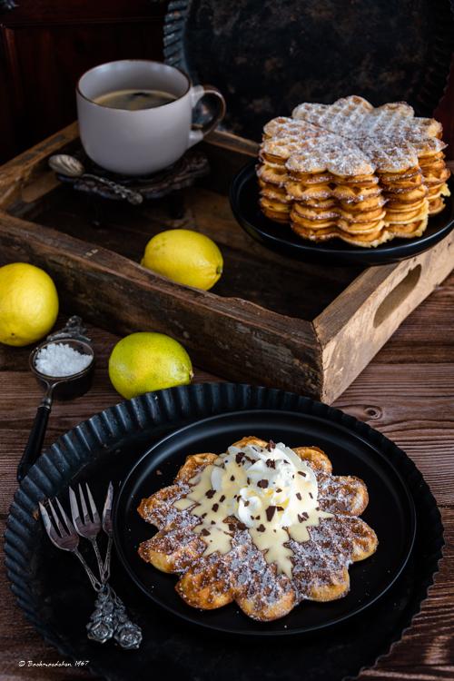 Rezeptbild: Zitronen-Waffeln