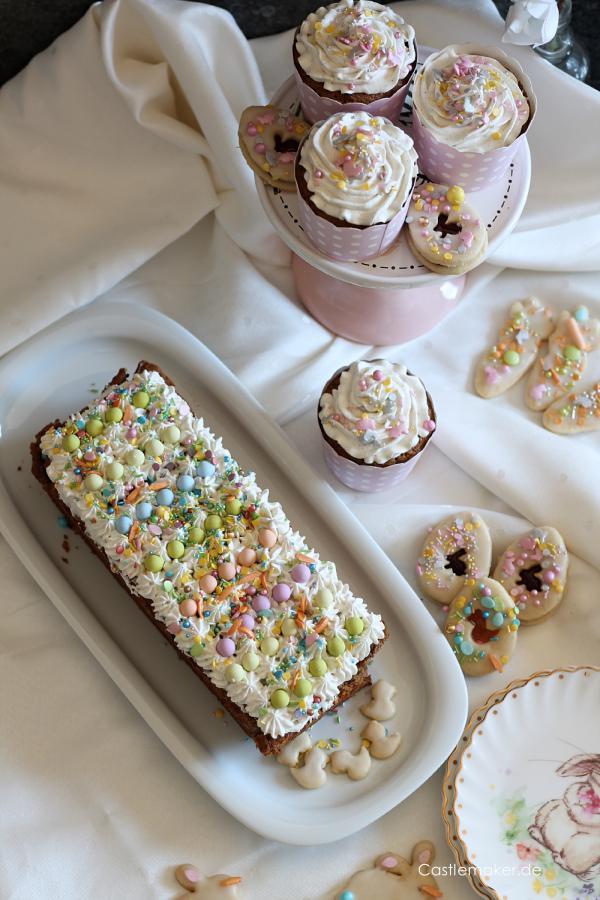 Rezeptbild: Karottenkuchen mit Frischkäsefrosting