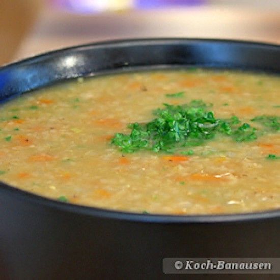 Rezeptbild: Grünkernsuppe