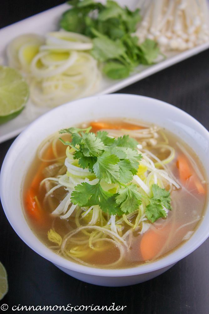 Rezeptbild: Vietnamesische Nudelsuppe (Pho) - Vegan