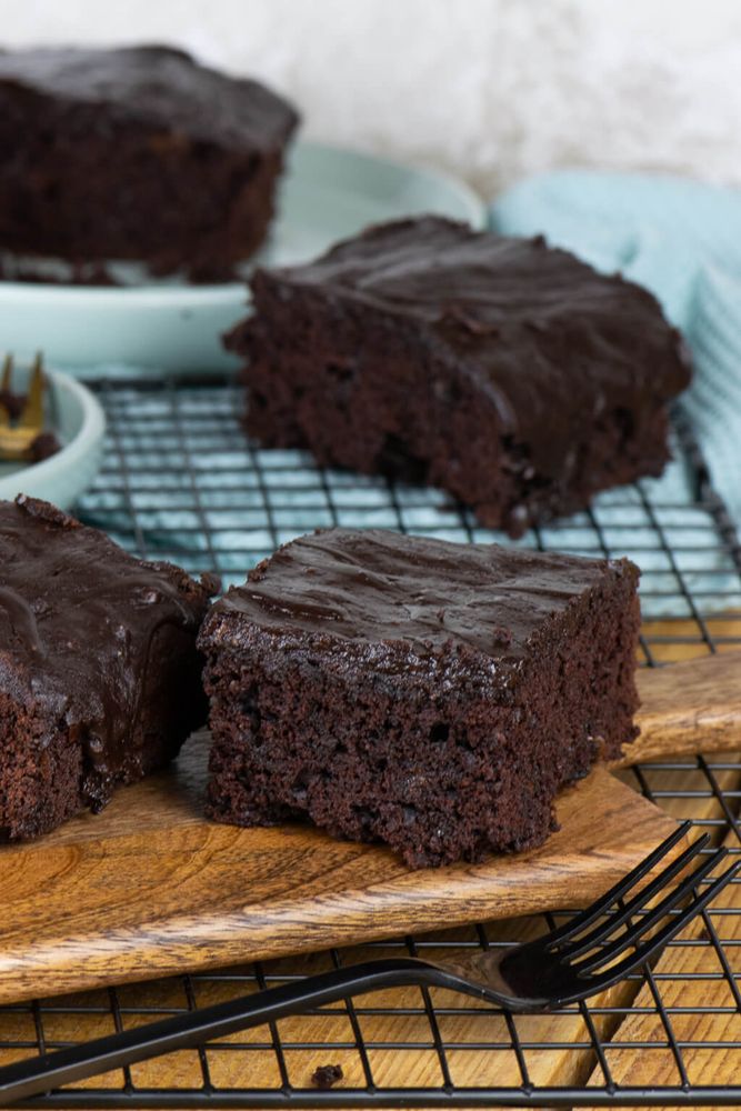 Rezeptbild: Zucchini Schokoladen Kuchen