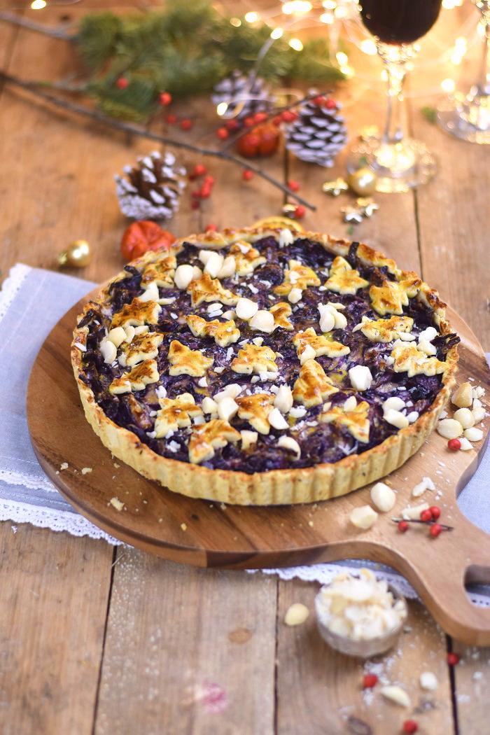Rezeptbild: Rotkohl Tarte