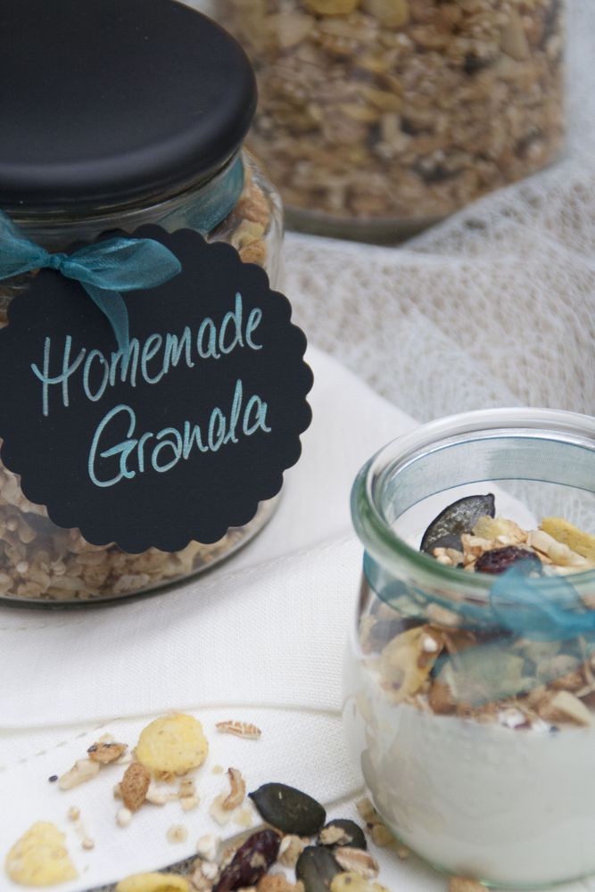 Rezeptbild: Selbst gemachtes Knuspermüsli / Homemade Granola