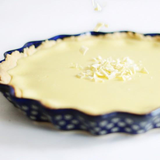 Rezeptbild: Weiße Schokoladentarte
