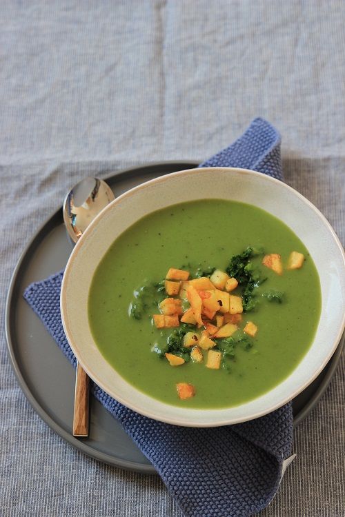 Rezeptbild: Spinat-Kartoffel-Suppe