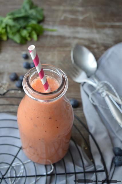Rezeptbild: Erdbeer Karotten Smoothie 
