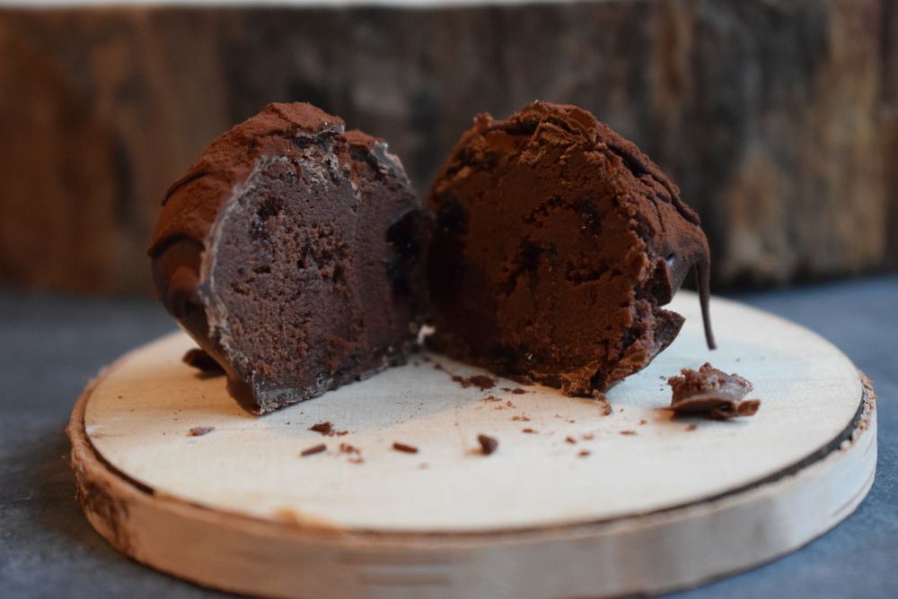 Rezeptbild: Amarena-Schoko Pralinen