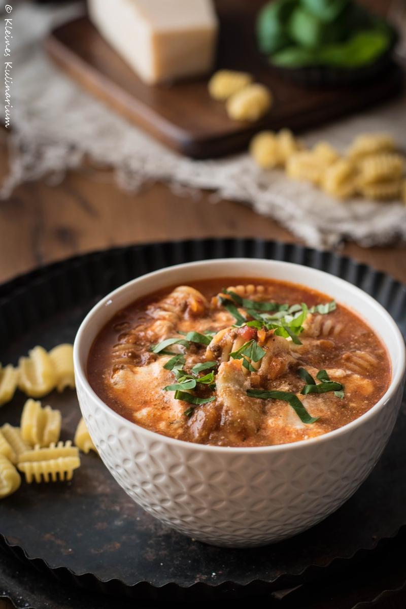 Rezeptbild: Lasagne Suppe