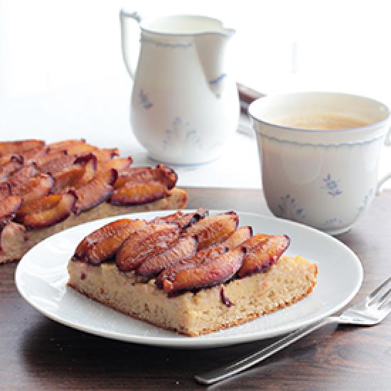 Rezeptbild: Zwetschgenkuchen mit Grießcreme