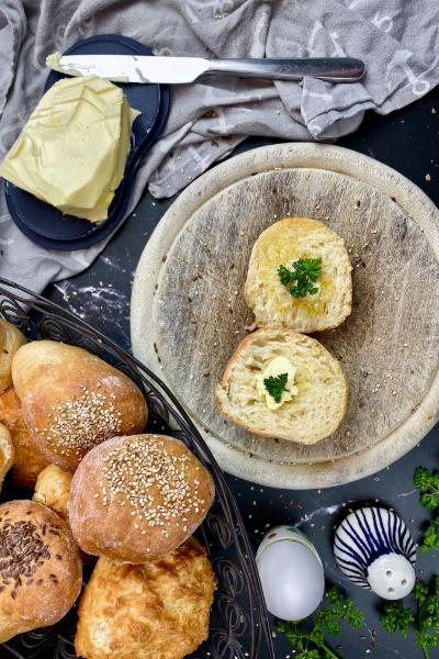 Rezeptbild: Gesunde Dinkel-Quark-Brötchen