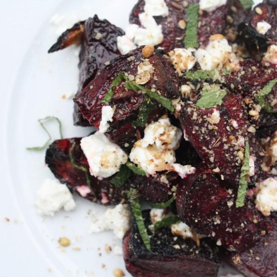 Rezeptbild: Randensalat mit Dukkah (Rote-Bete-Salat)