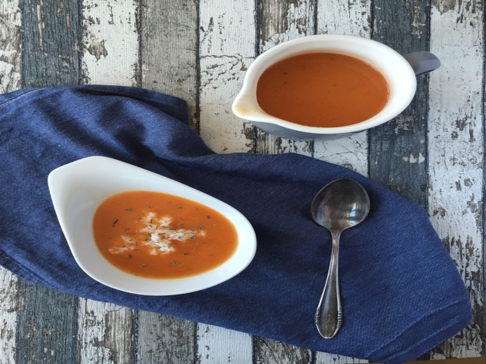 Rezeptbild: Tomatencremesuppe