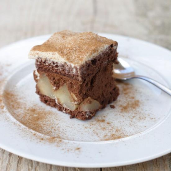 Rezeptbild: Birne-Helene-Würfel