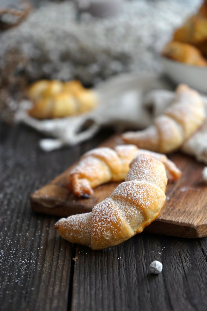 Rezeptbild: Kleine Nachmittagshörnchen – super einfach gemacht!