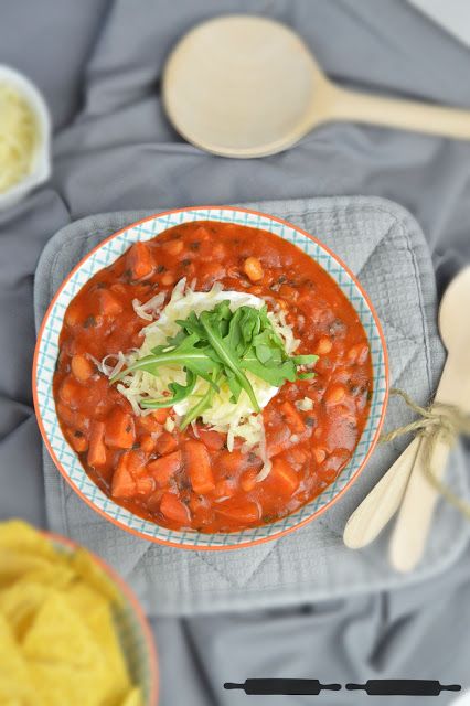 Rezeptbild: Baked Beans mit Tortilla Chips 