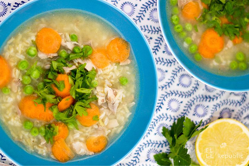 Rezeptbild: Klassische Hühnersuppe mit Reis