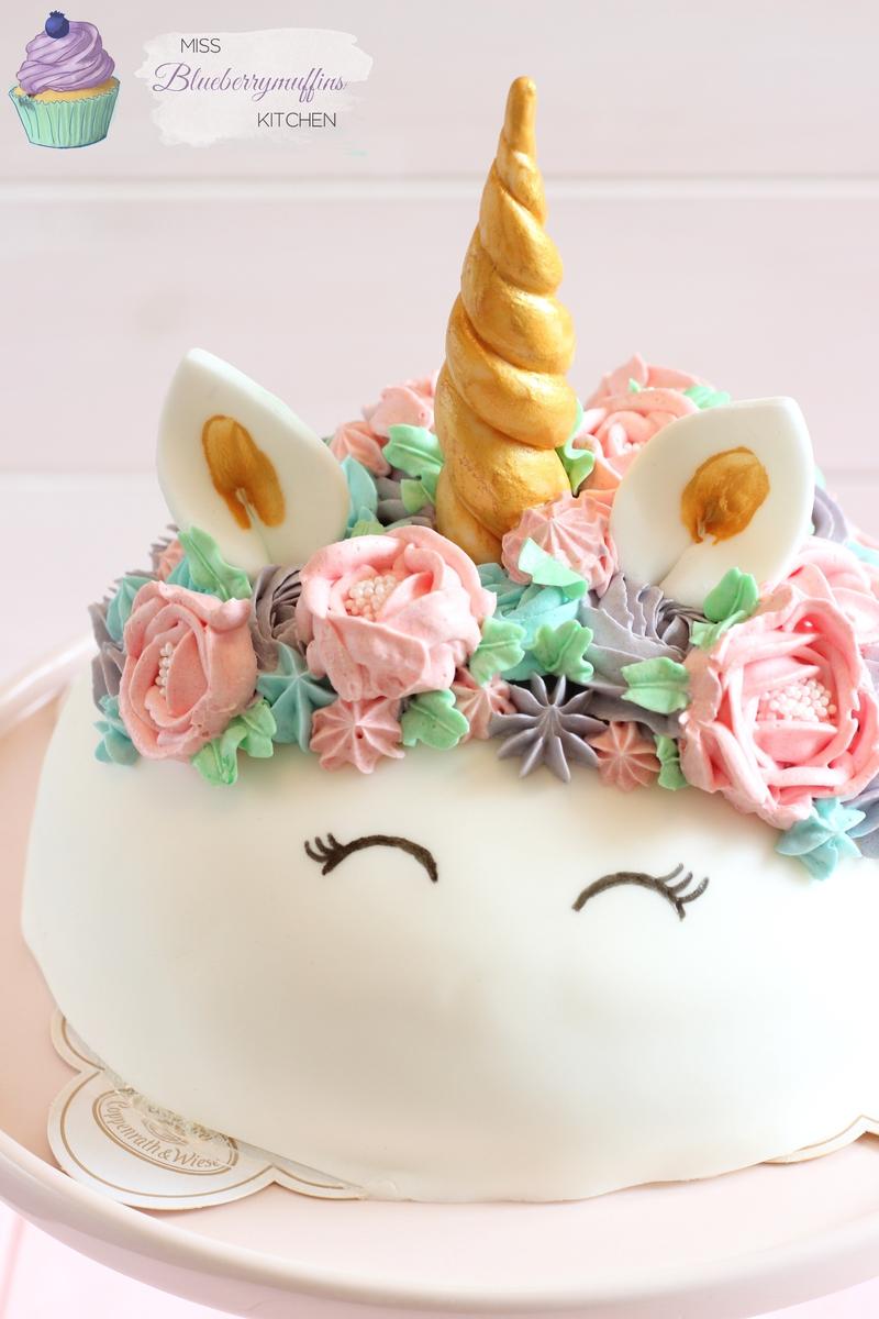 Rezeptbild: Einfache Einhorn-Torte 