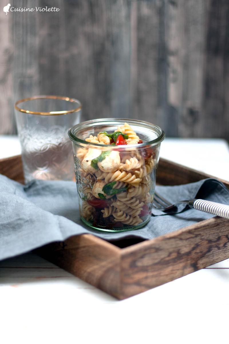 Rezeptbild: Nudelsalat mit Balsamicodressing
