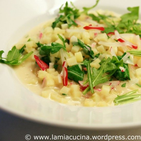 Rezeptbild: Kartoffelrisotto (Patatotto) mit Radieschen