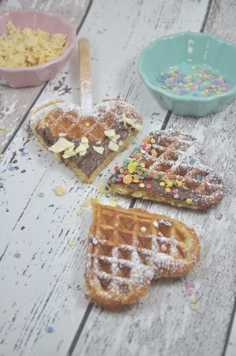 Rezeptbild: Waffeln für die Waffelparty