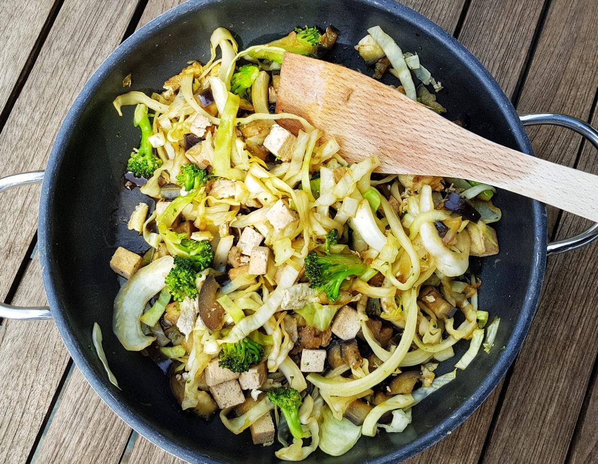 Rezeptbild: Gebratene Kohl-Gemüse-Pfanne