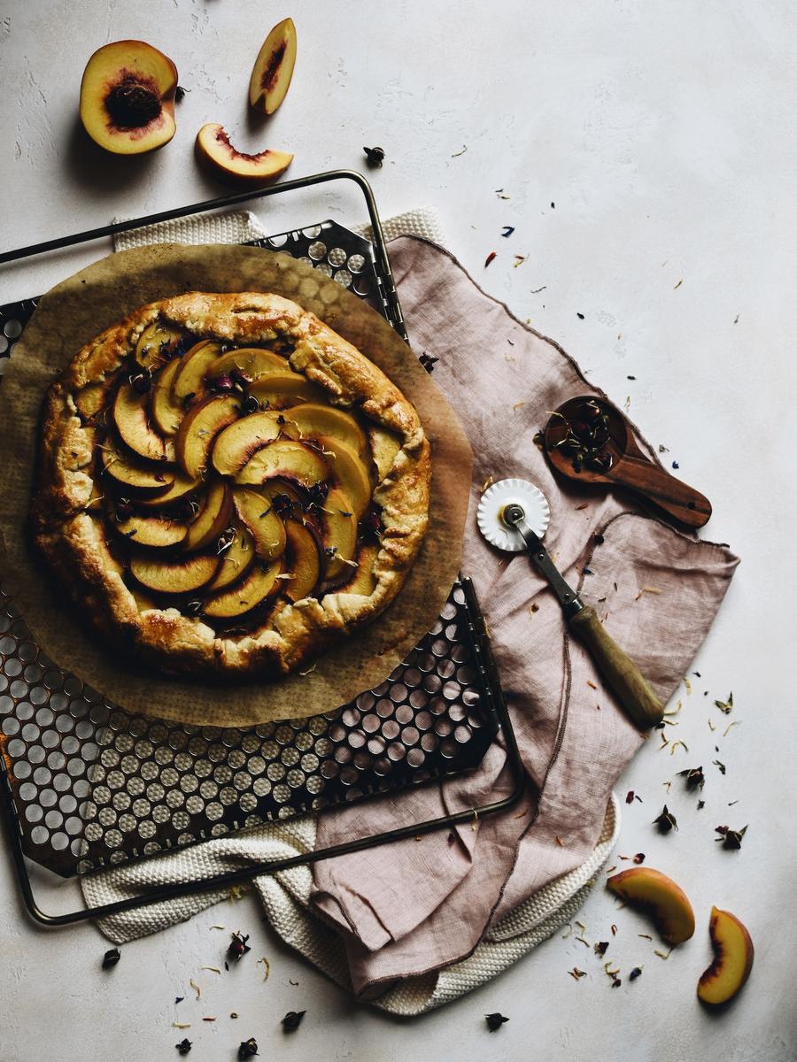 Rezeptbild: PFIRSICH-GALETTE