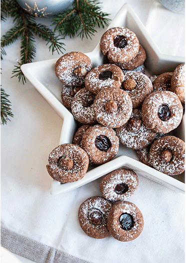 Rezeptbild: Schokoli mit Haselnuss oder Marmelade