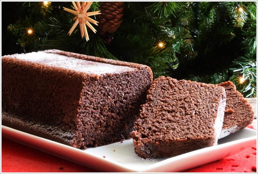Rezeptbild: Weihnachtlicher Schokoladen-Zimt-Mandel-Kuchen (low Carb & Glutenfrei)