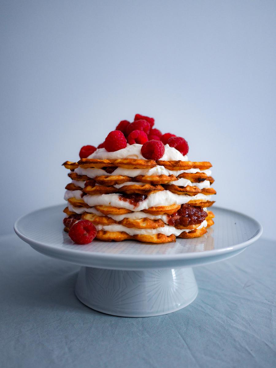 Rezeptbild: Waffeltorte