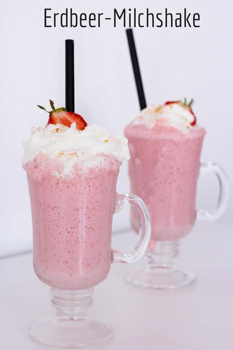 Rezeptbild: ERDBEER-MILCHSHAKE