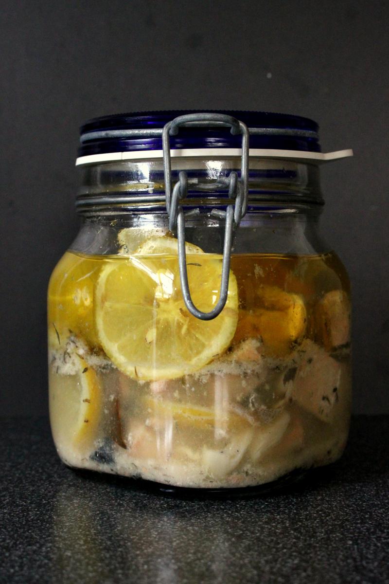 Rezeptbild: Eingelegter Lachs