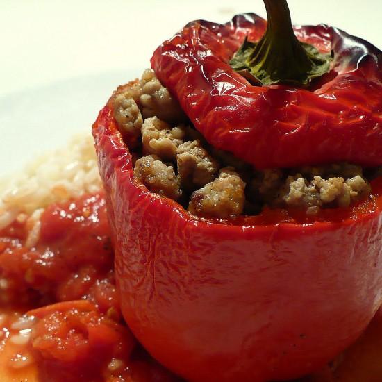Rezeptbild: Gefüllte Paprika