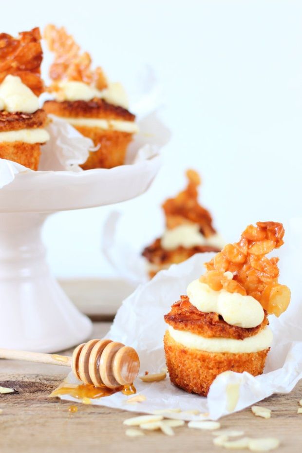 Rezeptbild: Bienenstich Cupcakes