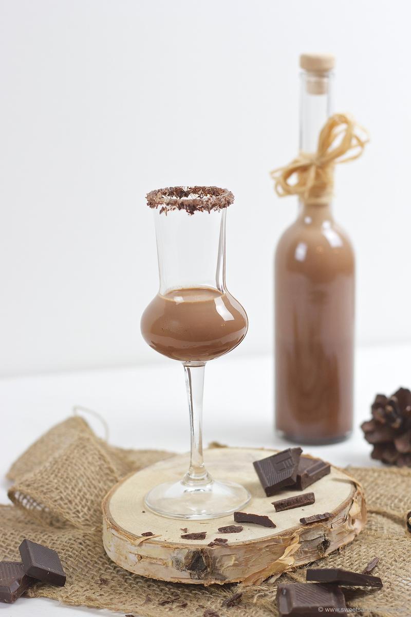 Rezeptbild: Selbst gemachter Schokolikör