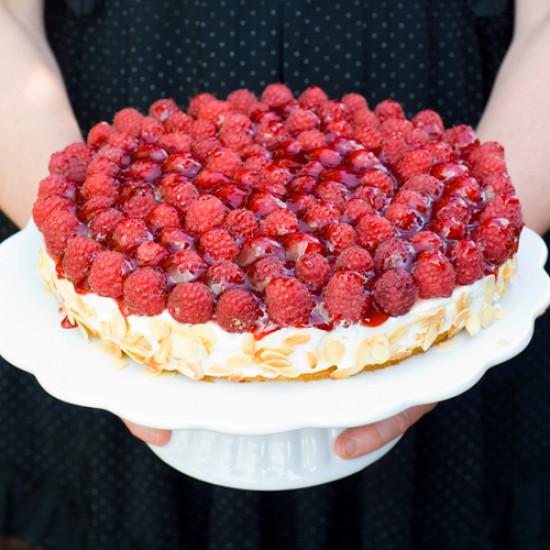 Rezeptbild: Himbeer-Käsesahnetorte
