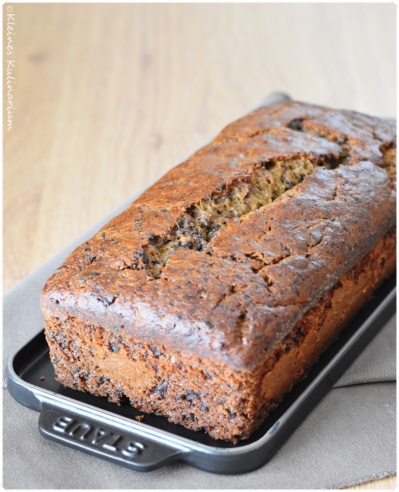 Rezeptbild: Banana Bread mit Schokolade