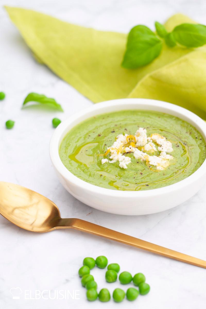 Rezeptbild: Ottolenghis Zucchini-Erbsen-Suppe
