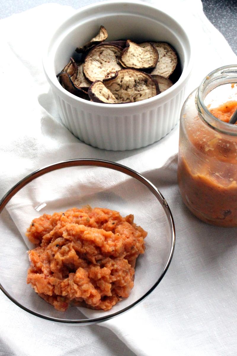 Rezeptbild: Russisches Auberginen und Tomaten Kaviar
