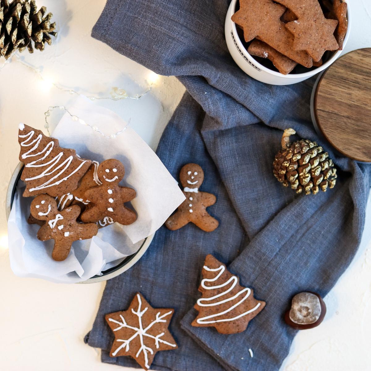 Rezeptbild: Lebkuchen Plätzchen/ Gingerbread