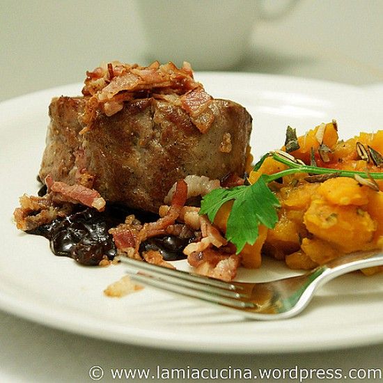 Rezeptbild: Wildschweinsteak sardische Art