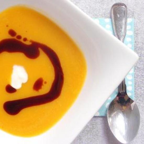 Rezeptbild: Kürbis-Ingwer-Suppe