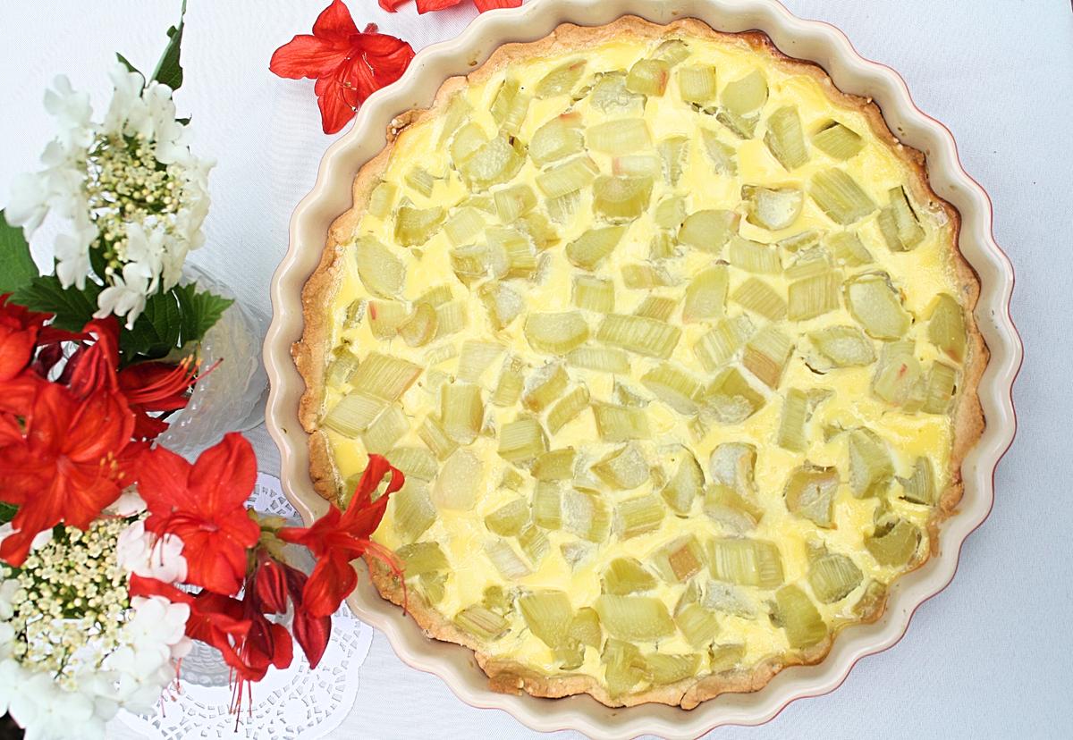 Rezeptbild: Rhabarbertarte