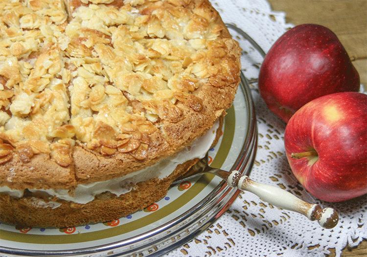 Rezeptbild: Florentiner Apfeltorte