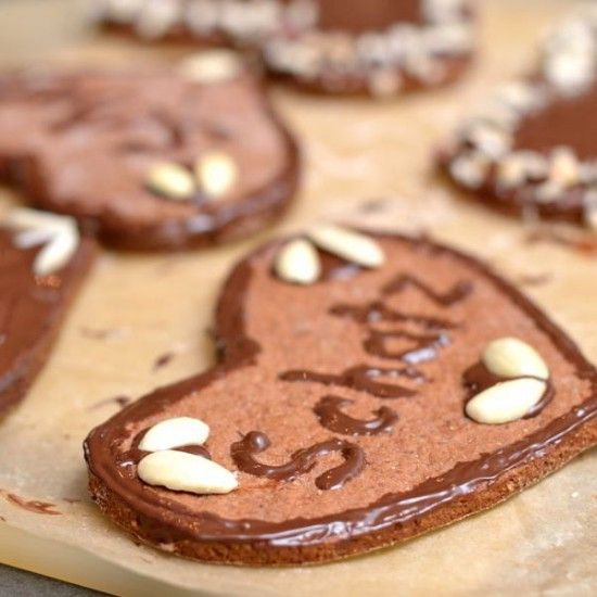Rezeptbild: Vegane Lebkuchenherzen