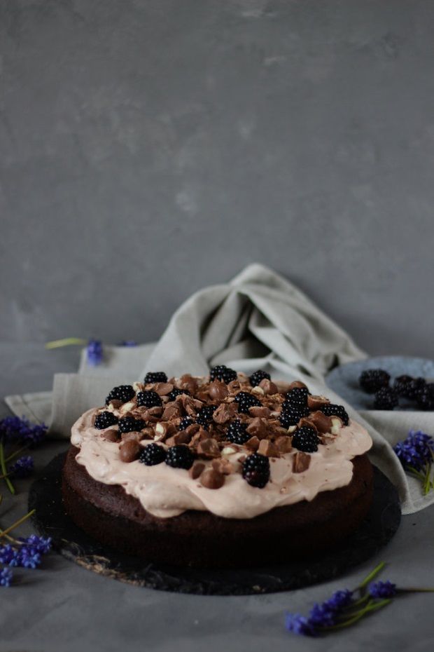 Rezeptbild: Schokoladen-Brombeerkuchen