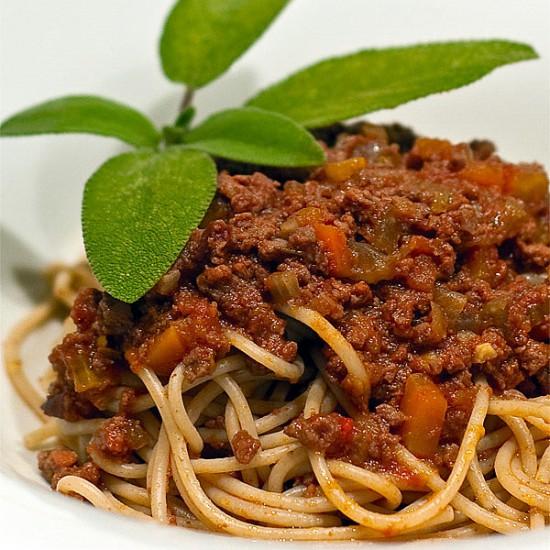 Rezeptbild: Ragù alla bolognese mit Wildfleisch